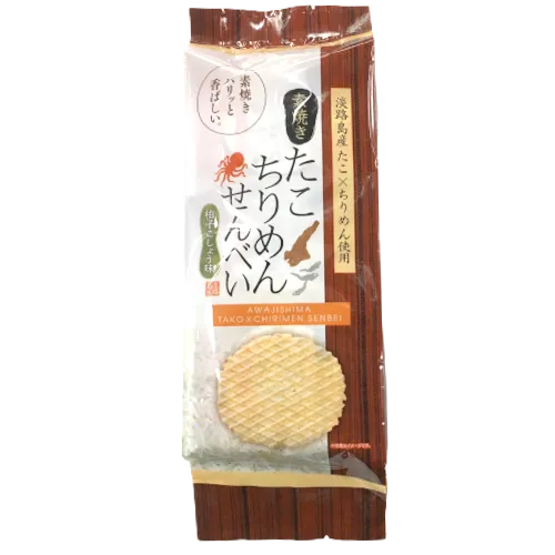 素焼きたこちりめんせんべい (15枚入)